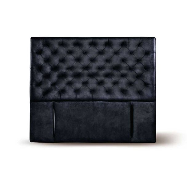 Respaldo Latam Home 2 Plazas Brescia Cuero Negro
