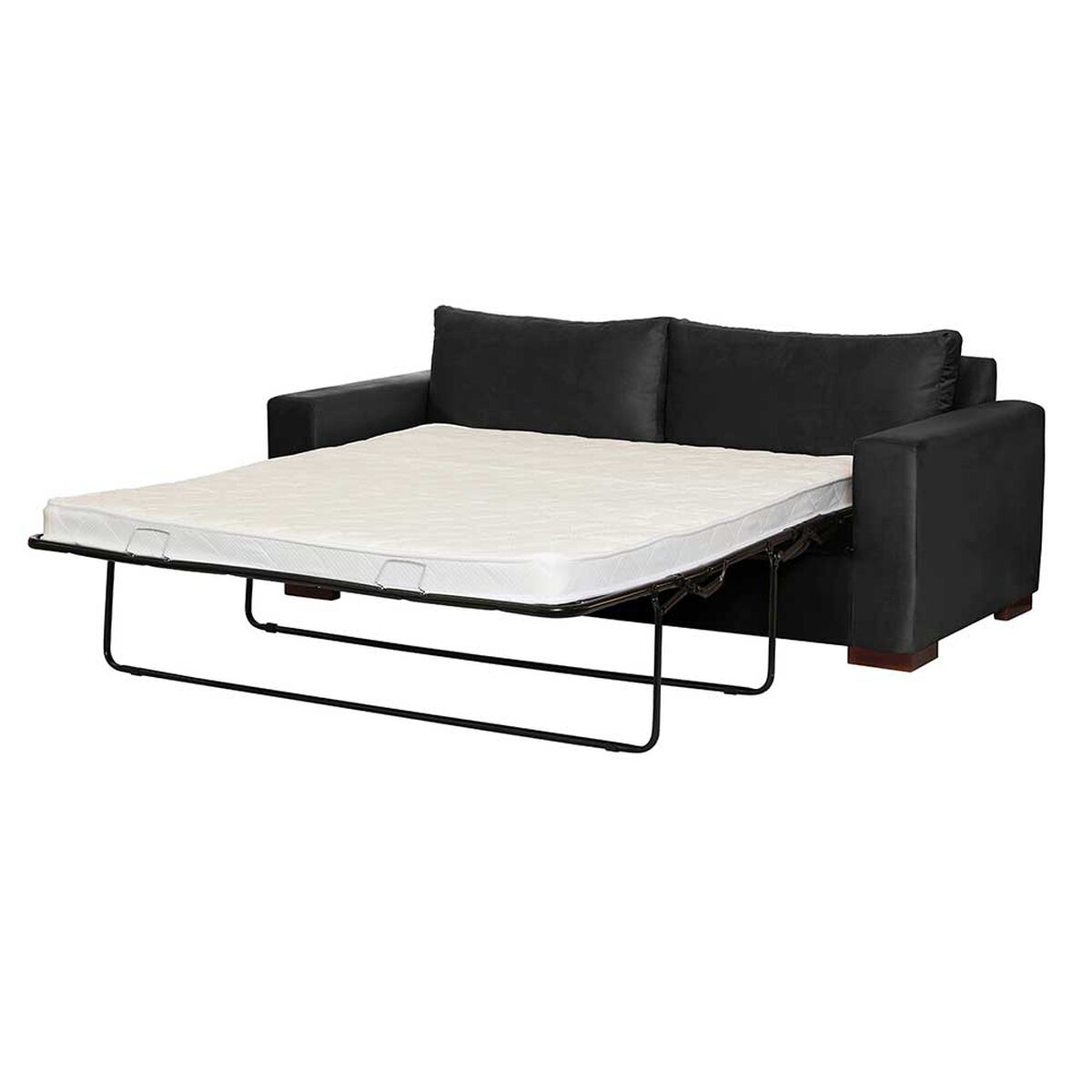 Sofá Cama Latam Home Livorno 3 Cuerpos Negro
