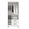 Clóset Vekkahome Porto 3 Puertas 2 Cajones Blanco Clóset Vekkahome Porto 3 Puertas 2 Cajones Blanco