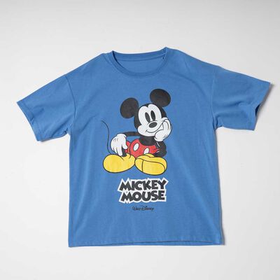 Polera Manga Corta Niña Mickey