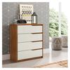 Cómoda Rodler Atria 4 Cajones Beige