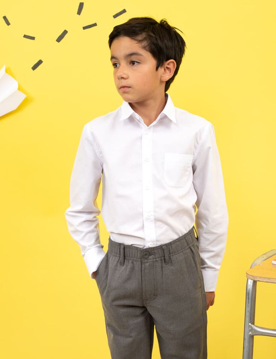 Pack 2 Camisas Escolar Niño Talla 14/16 Crescendo