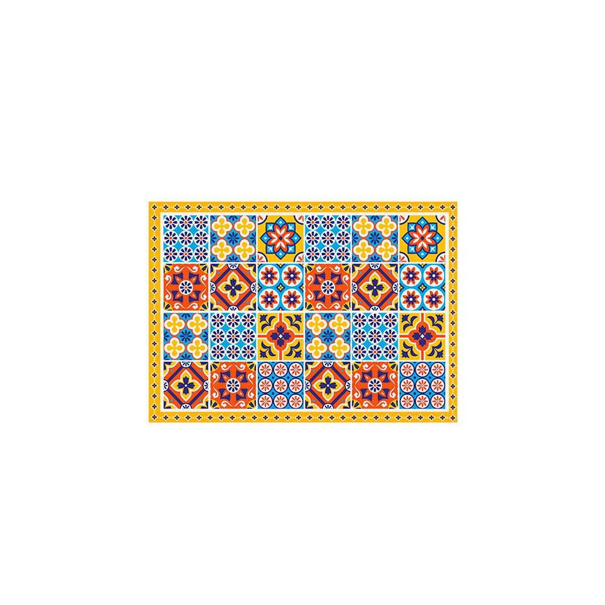 Set 2 Alfombra Davanti Baldosa Portuguesa 45 x120 Baldosa Portuguesa