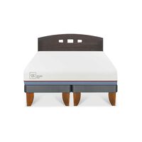 Cama Europea CIC Base Dividida 2 Plazas Excellence Plus + Respaldo Gales