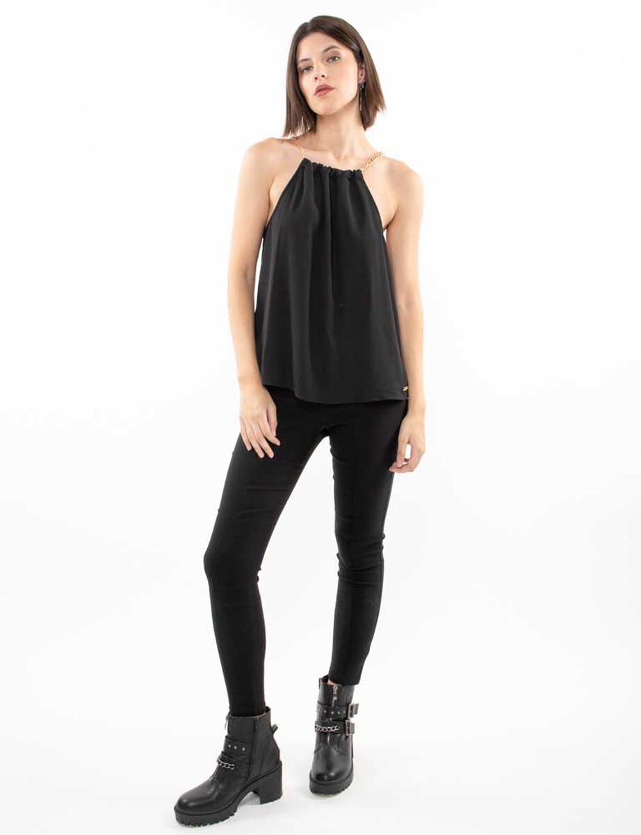 Blusa Sin Mangas Mujer Fiorucci