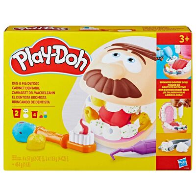 Set de Masa Moldeable Play Doh Brincando de Dentista