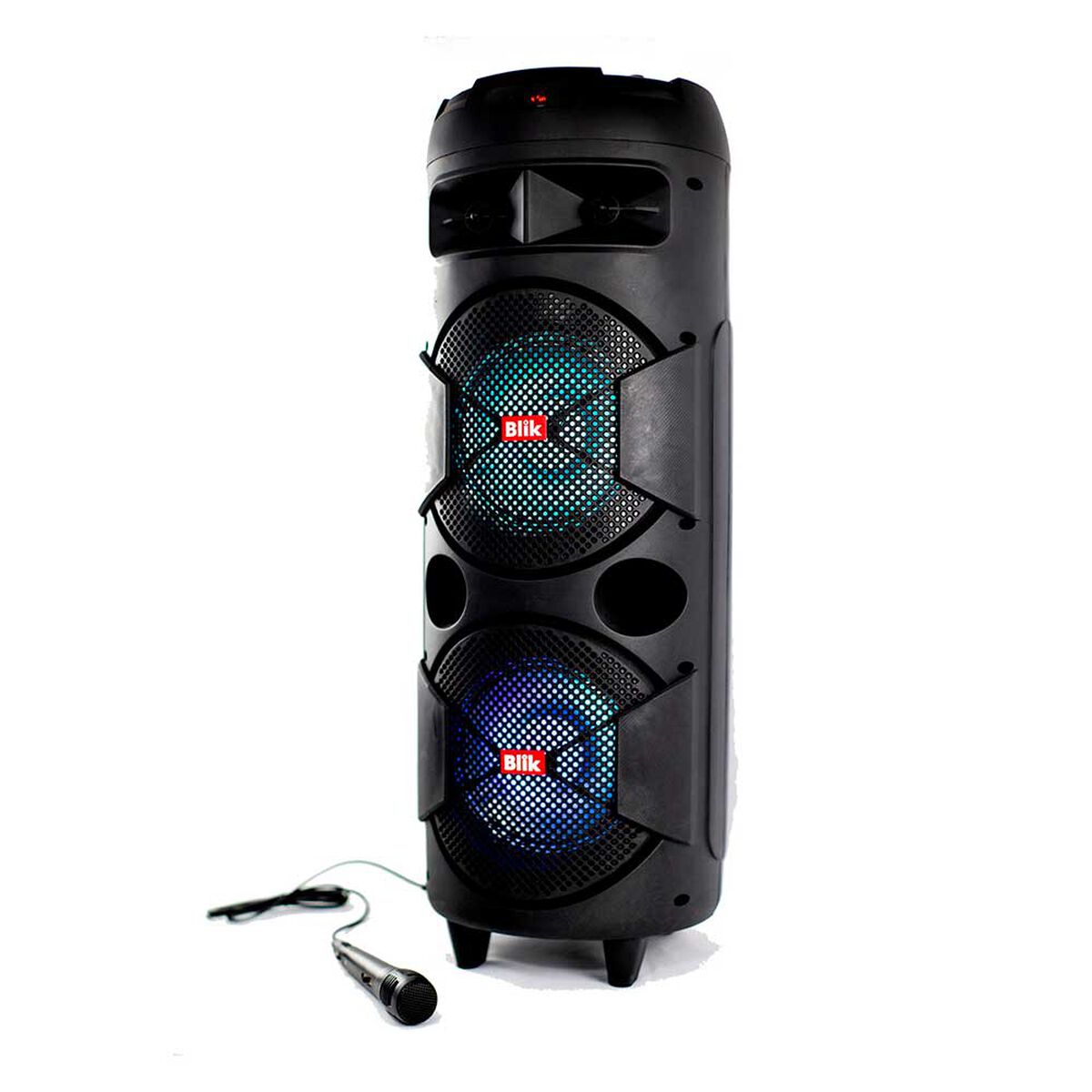 Parlante Minicomponente Bluetooth Blik Screamer 4 Negro Karaoke
