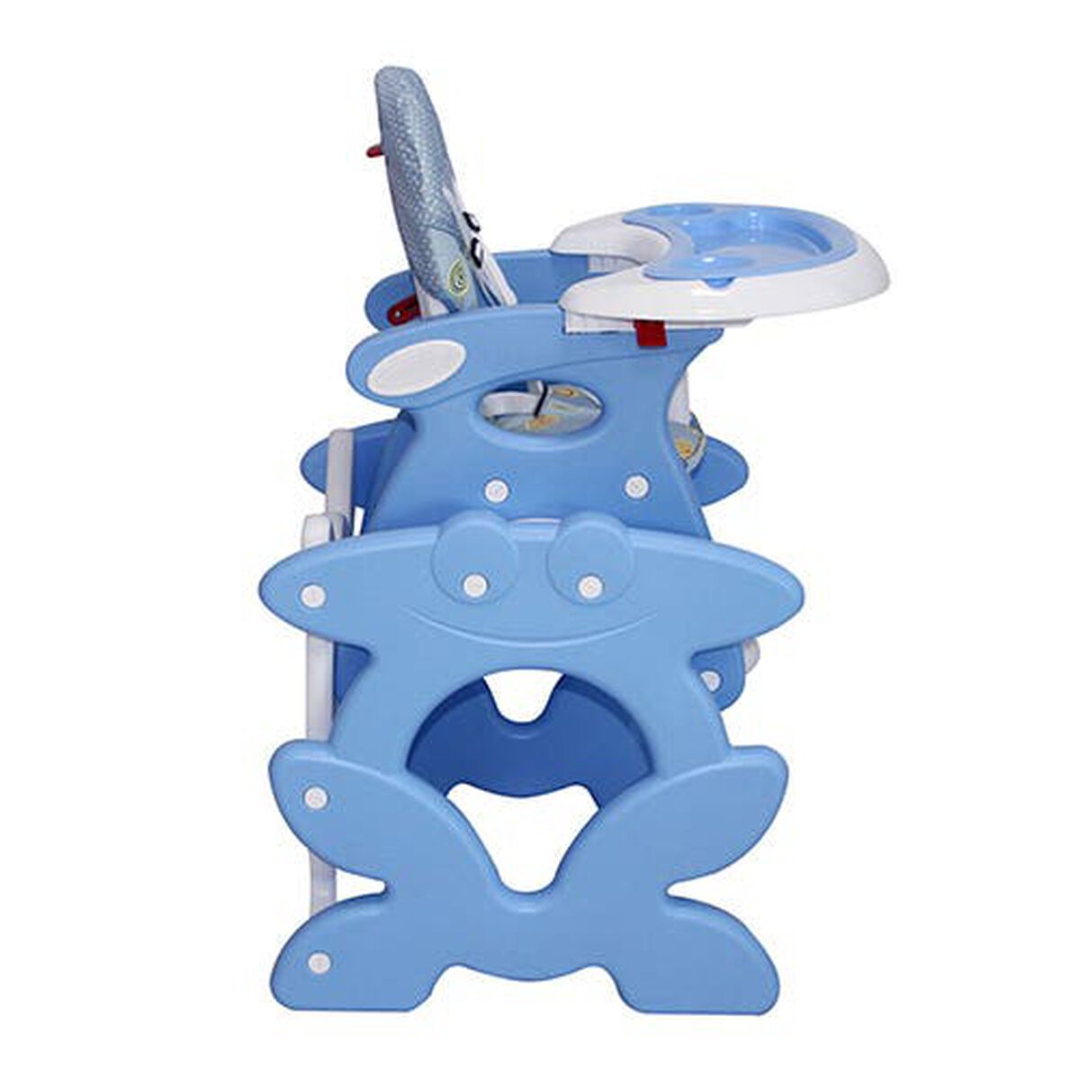 Silla de Comer 2 en 1 Bebeglo RS-7021-1 Celeste