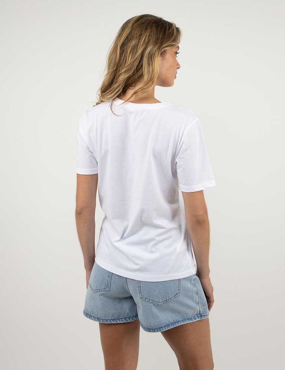 Polera Con Estampado Manga Corta Mujer Zibel
