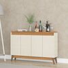 Buffet Exit Trento 4 Puertas Blanco