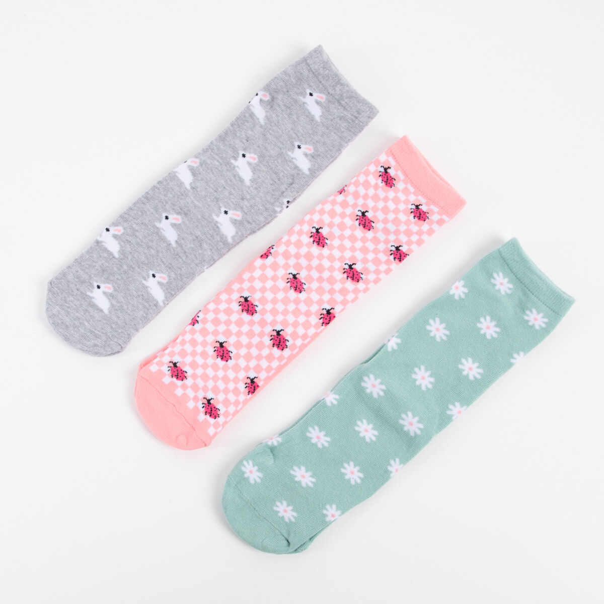 Pack 3 Calcetines Largo Mujer Icono