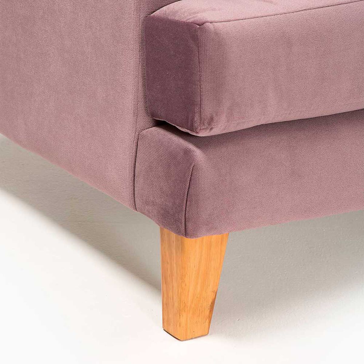 Juego de Living Barra Design Larisa Sofá 3 Cuerpos + Dos Sillones 1 Cuerpo Violeta