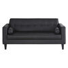 Sof&aacute; Bodevir Retro 3 Cuerpos Negro