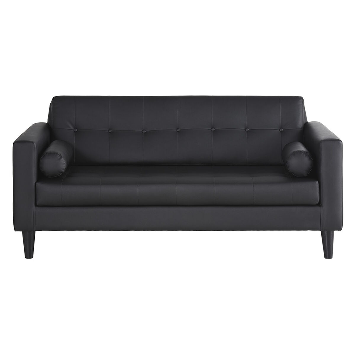 Sof&aacute; Bodevir Retro 3 Cuerpos Negro