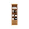 Closet Altavision Genius 2 Puertas 2 Cajones Caf&eacute; Claro