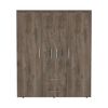 Closet Tuhome Bariloche 2 Cajones 4 Puertas Bellota-Blanco