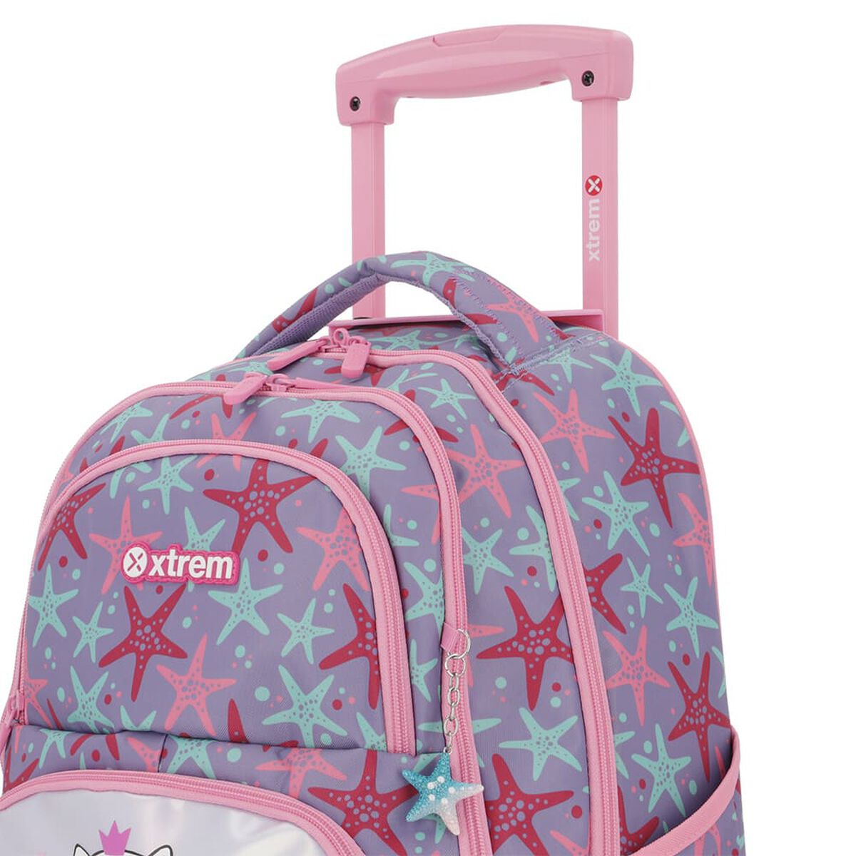 Mochila Con Ruedas Niña Cross 2.0 Morado L Xtrem