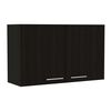 Mueble de Cocina Aéreo TuHome Manchester Wengue 2 Puertas