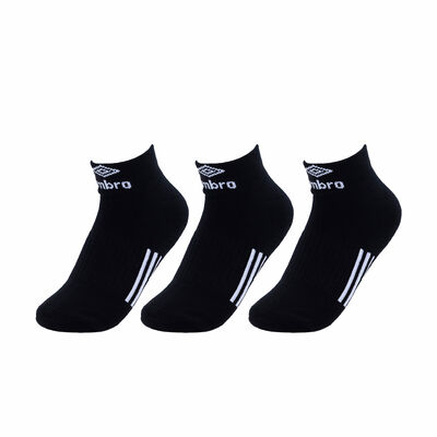 Imagen 1 del producto Pack 3 Calcetas Deportivas de Algodón Hombre Umbro Negro