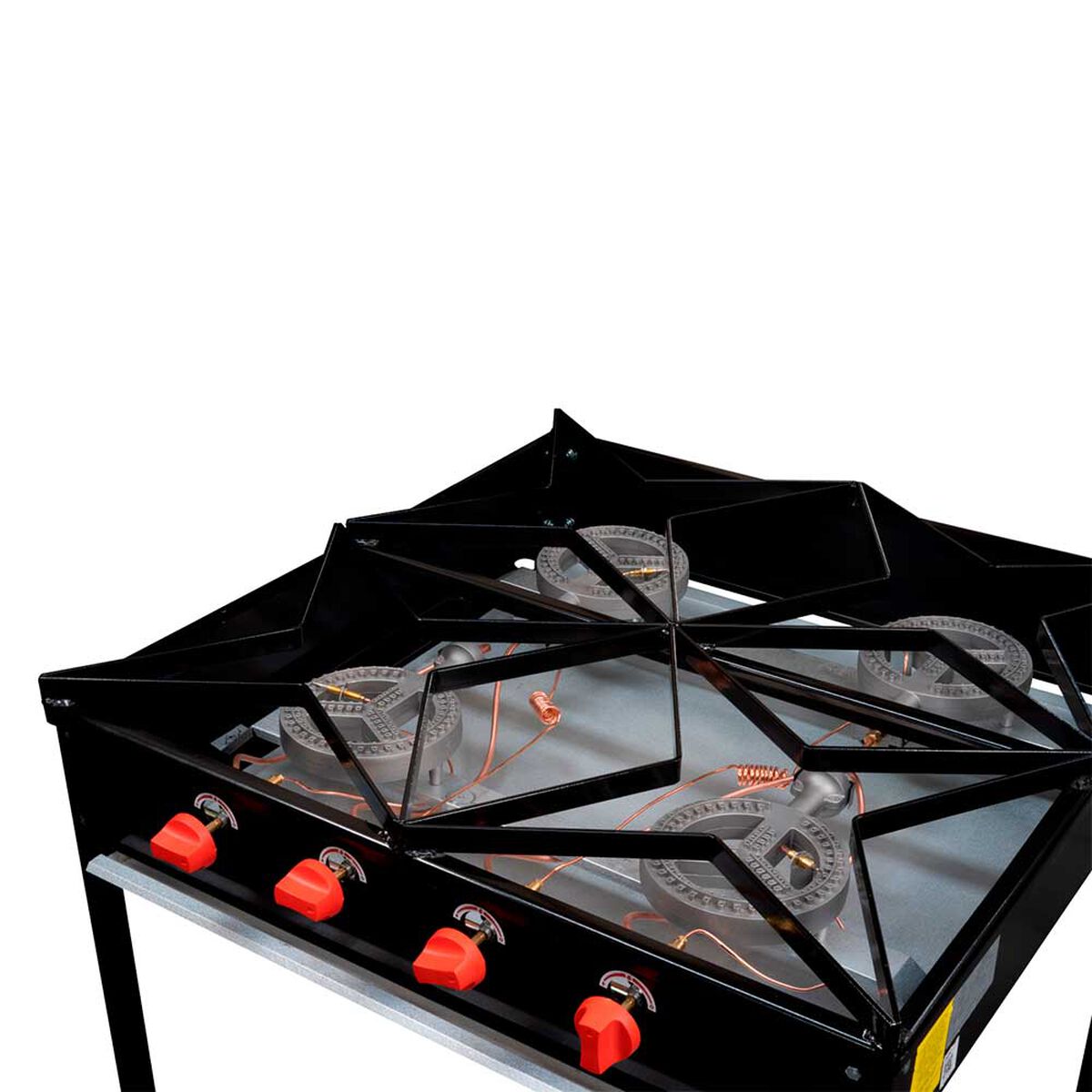 Anafe Ticgas Eco 4 Quemadores Alto Gn