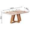 Juego de Comedor Di Poretti Celeste 6 Sillas Gris
