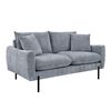 Sofá Home Mobili Huston 2 Cuerpos Azul