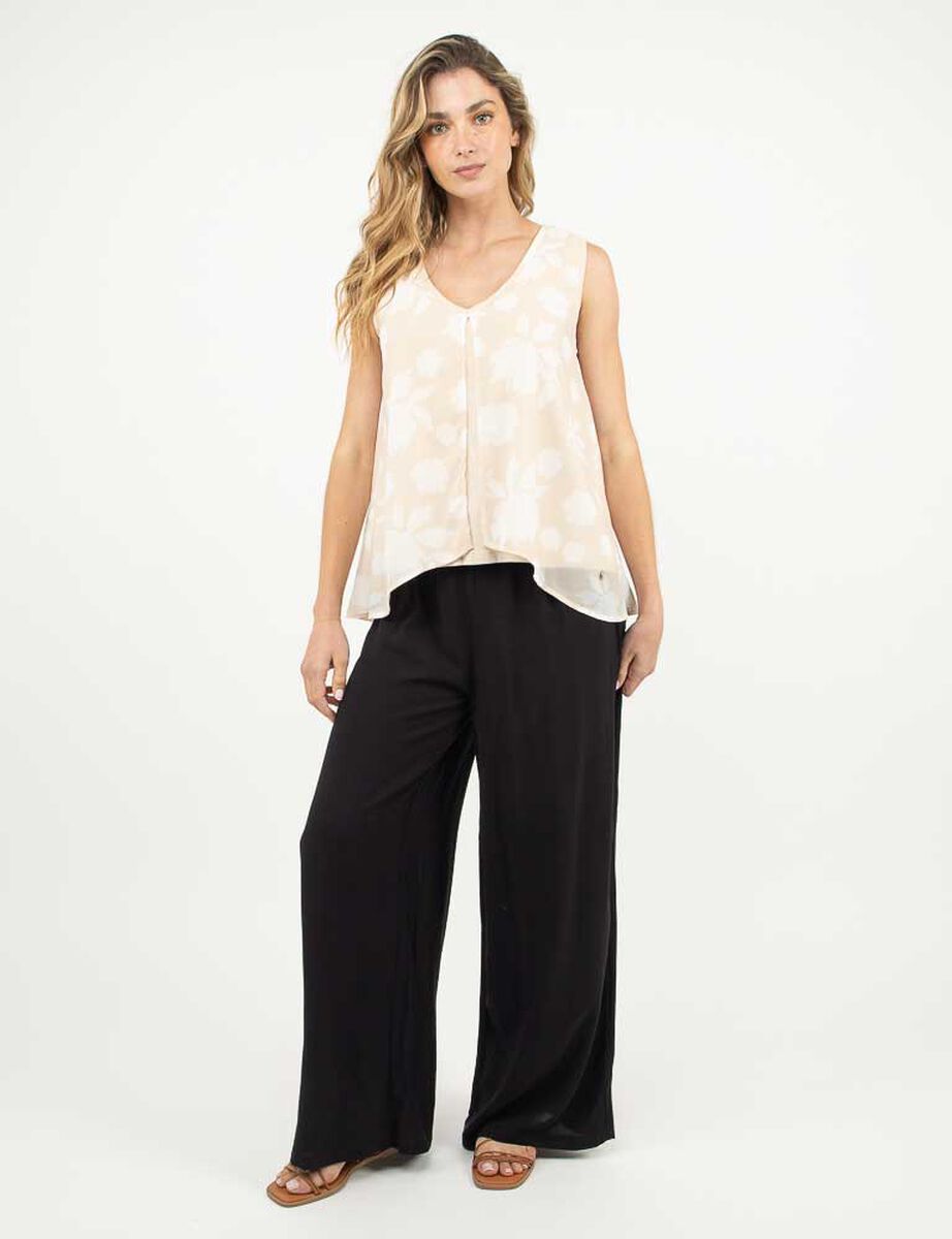 Blusa Sin Mangas Mujer Zibel