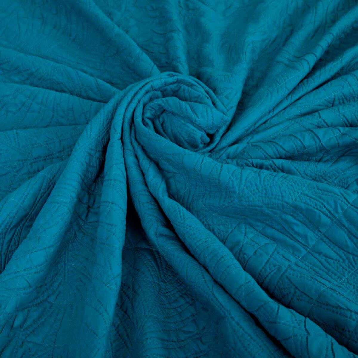 Quilt Doral 1,5 Plazas Azul Marino Bubbly