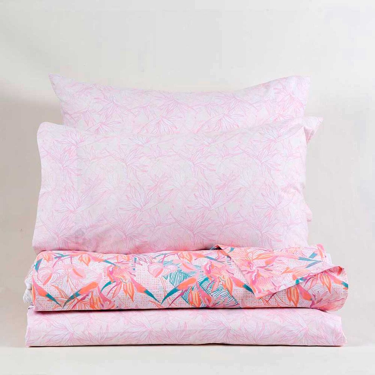 Juego de S&aacute;banas Estampado Mashini 180 Hilos 2 Plazas Paradia