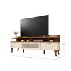 Rack TV Vekkahome Arcade Hasta 70" Beige
