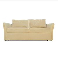 Sofá Elegant Detail Atlanta 3 Cuerpos Tela Beige