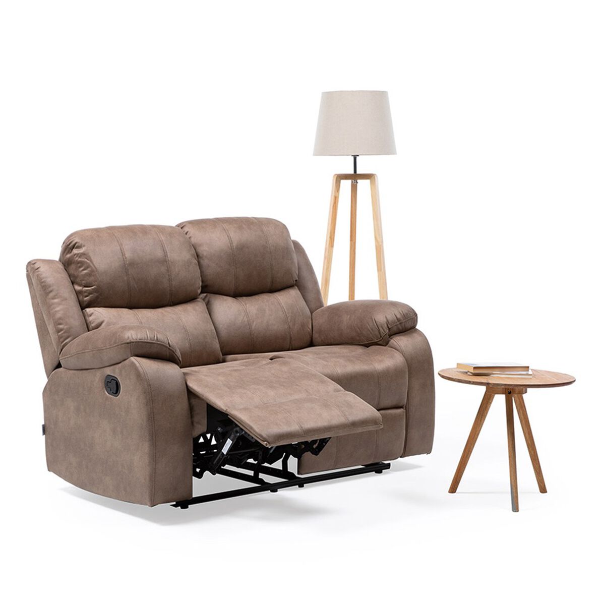 Sofa Reclinable VYS SPA Isabel 2 Cuerpos Beige