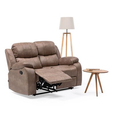 Sofa Reclinable VYS SPA Isabel 2 Cuerpos Beige