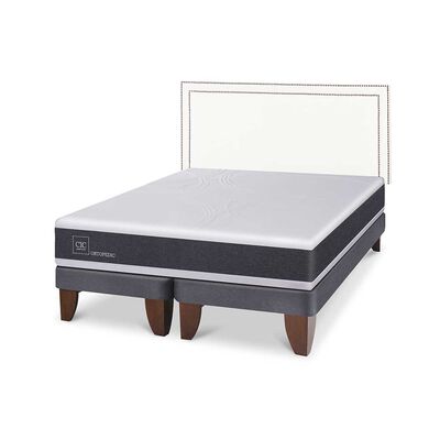 Imagen 2 del producto Cama Europea CIC Base Dividida King Ortopedic + Respaldo Danubio