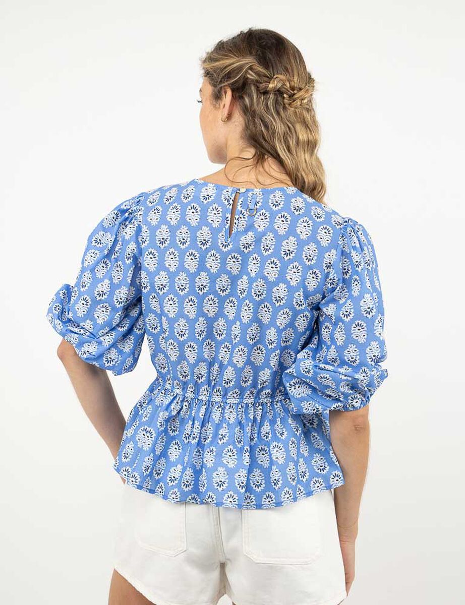 Blusa Estampada Manga Corta Mujer Alma