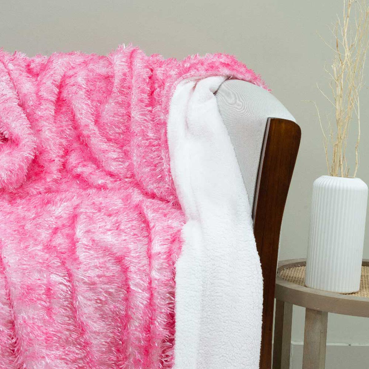 Manta Doral Plush Sherpi 127x152 cm D3