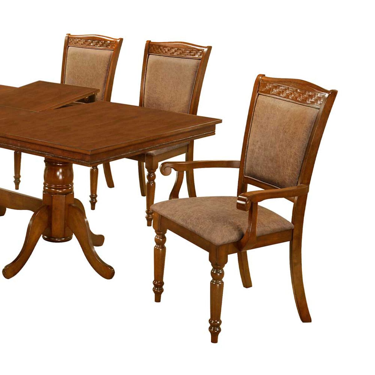 Juego de Comedor Extensible Casanova Siena 4 Sillas Café