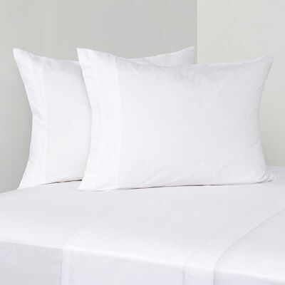 Imagen 1 del producto Juego de Sábanas Cannon2 Plazas 500 Hilos Pipping White