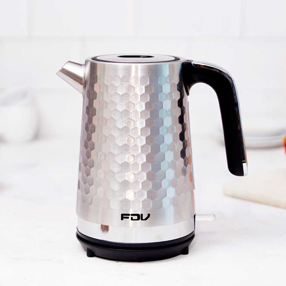 Hervidor El&eacute;ctrico Fdv Steel 1,7 lts. Gris