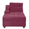 Sofá Seccional Innovamuebles Le Mans Doble Chaise 4 Cuerpos Burdeo