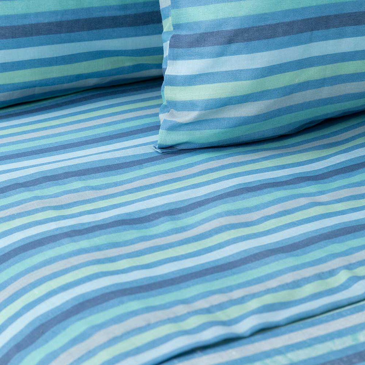 Juego de Sábanas Estampadas Casa Linda 132 Hilos 1,5 Plazas Lines