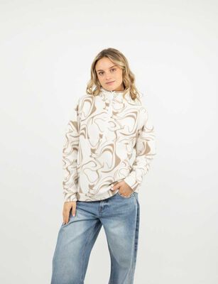 Imagen 1 del producto Polerón Mujer Icono Crudo, Morado, Navy, Negro, Rosado