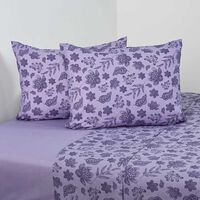 Juego de Sábanas American Family King Lavande 144 Hilos Morado