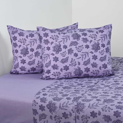 Imagen 1 del producto Juego de Sábanas American Family King Lavande 144 Hilos Morado