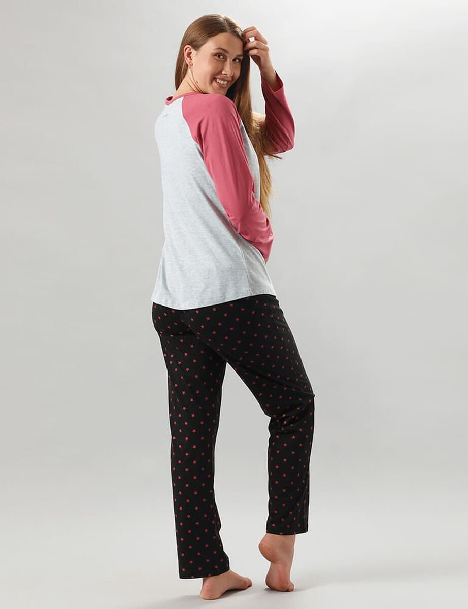 Pijama de Algodón Mujer Flores