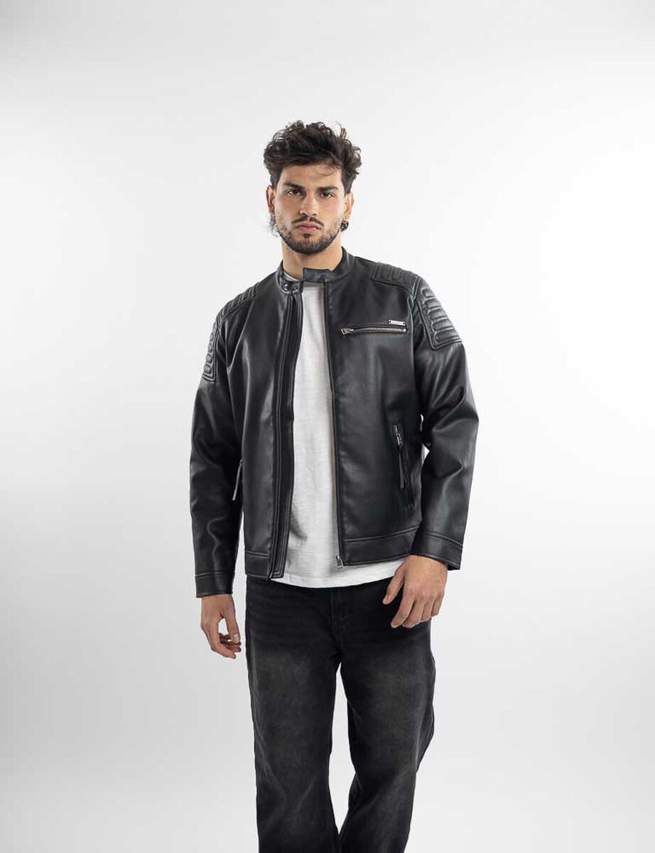 Chaqueta Ecocuero Hombre Soviet