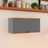 Mueble A&eacute;reo Cocina Roca Casta&ntilde;a 80 cm 1 Puerta Canela-Ceniza