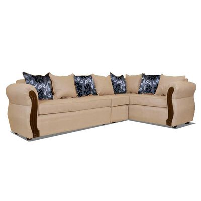 Imagen 1 del producto Sofá Seccional Modular Elegant Detail Girona 7 Cuerpos Tela Beige