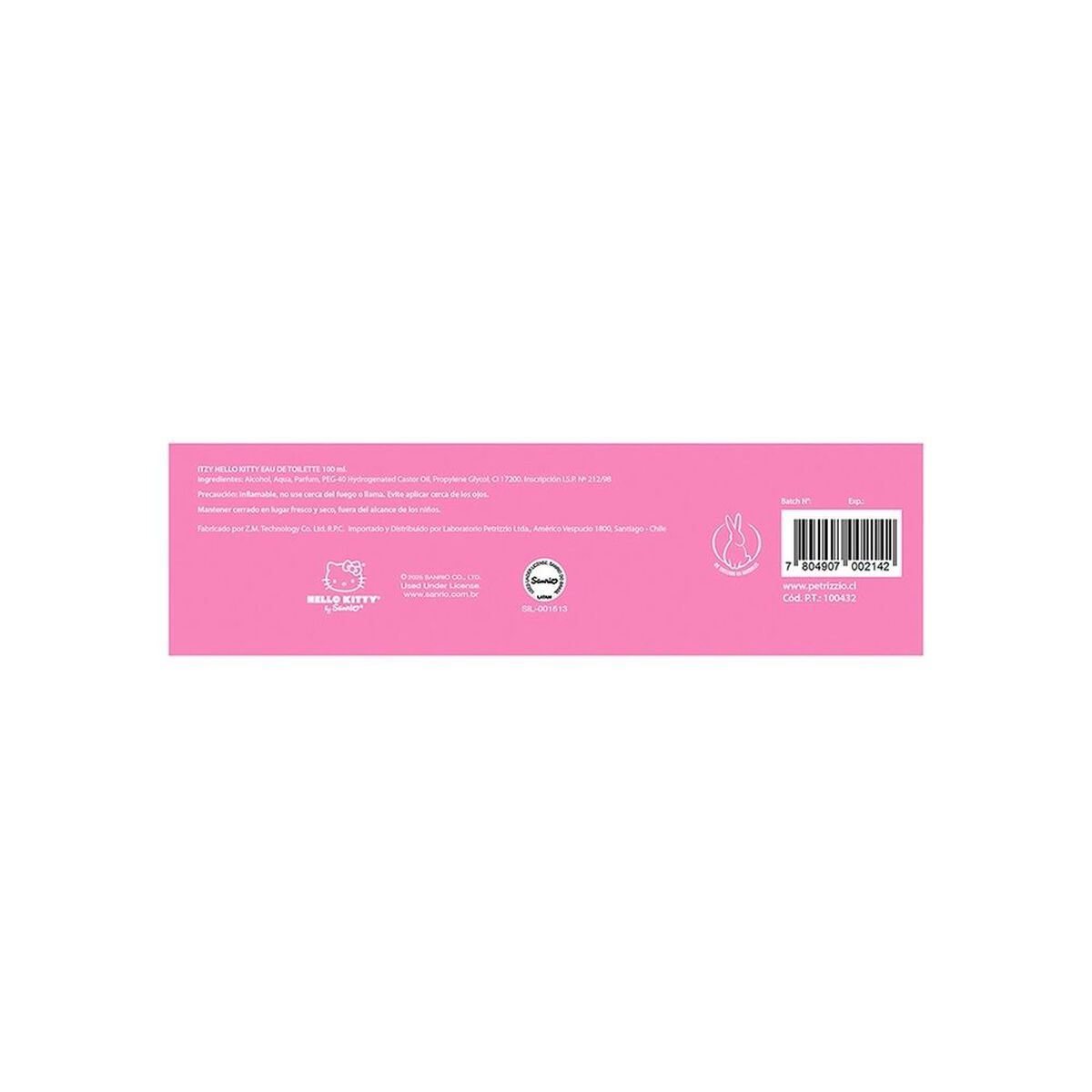 Set Perfume  Itzy Hello Kitty EDT + Espejo