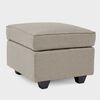 Sofá Mons Sicilia 3 Cuerpos + Pouf 1 Cuerpo Beige